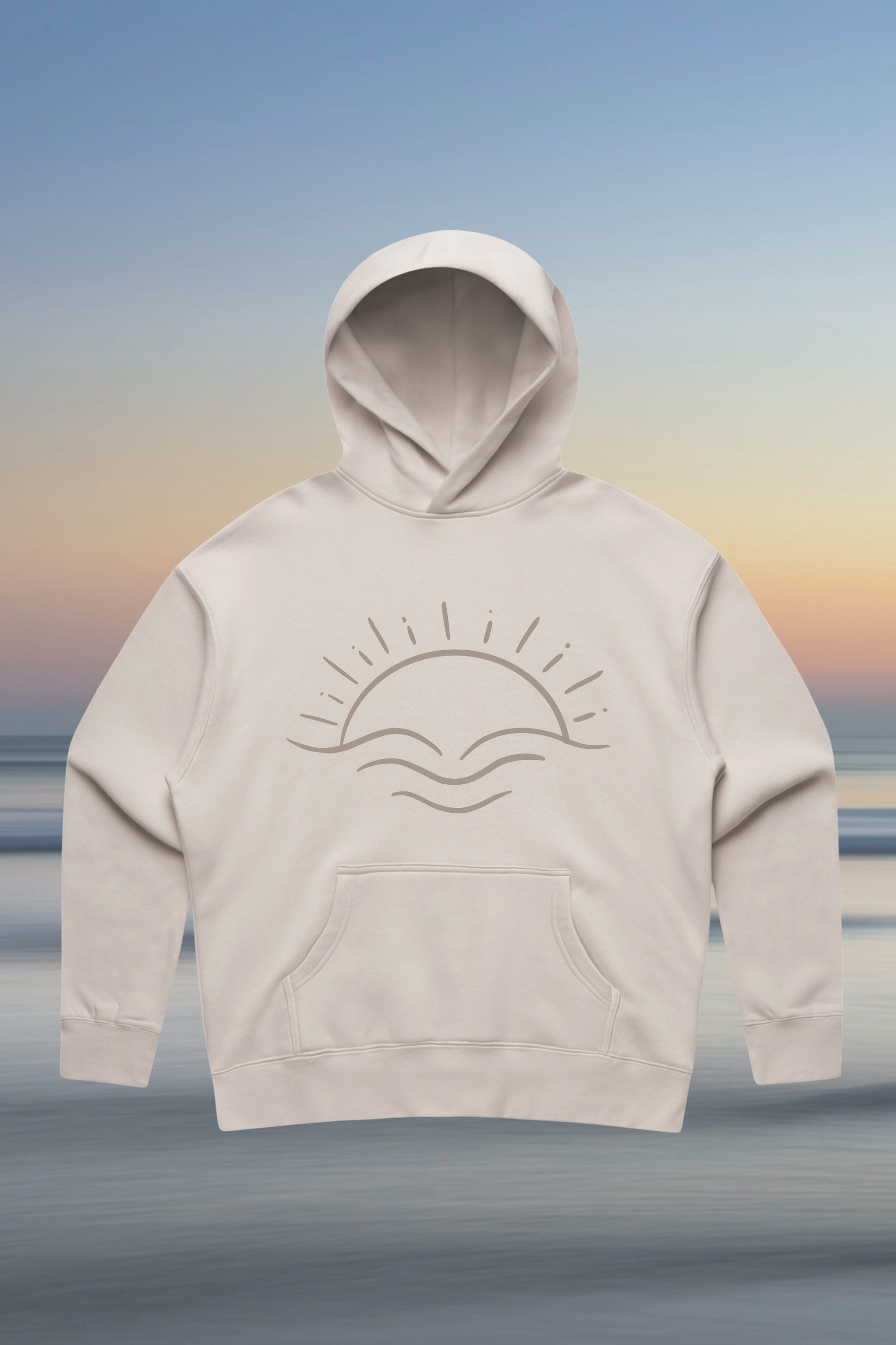 Sustainable Relax Hoodie in Organic Cotton and Recycled Fleece
