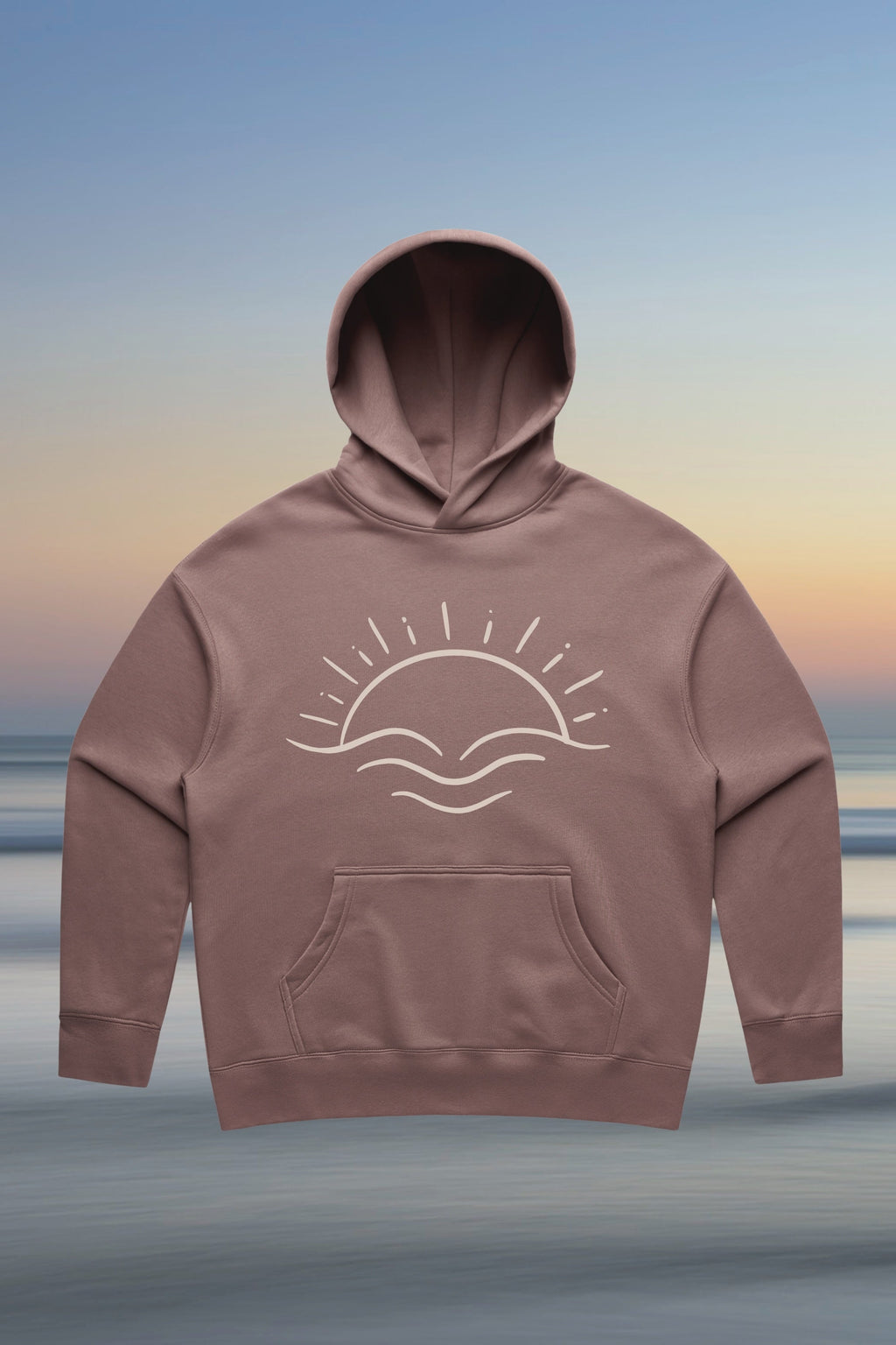 Sustainable Relax Hoodie in Organic Cotton and Recycled Fleece