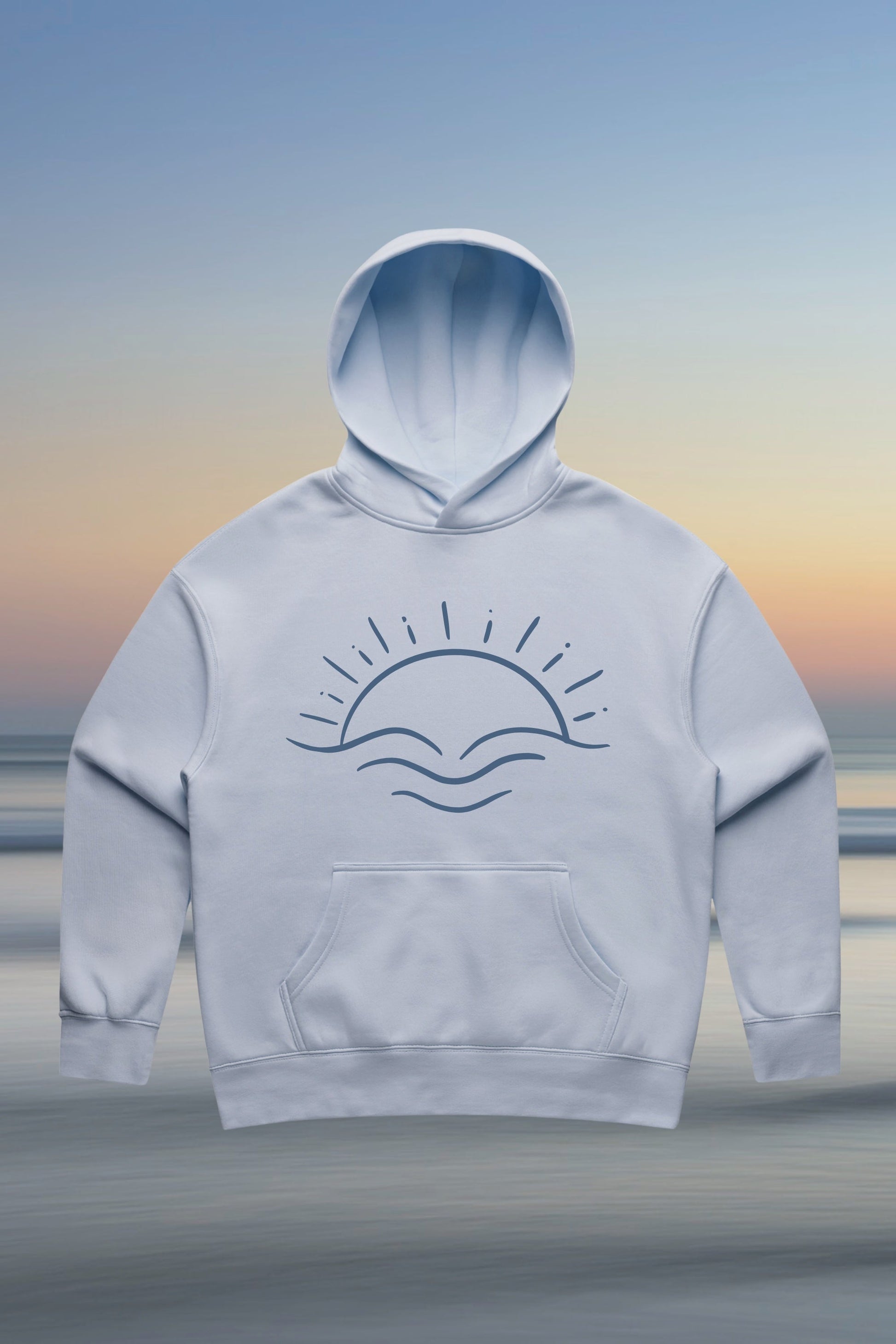 Sustainable Relax Hoodie in Organic Cotton and Recycled Fleece