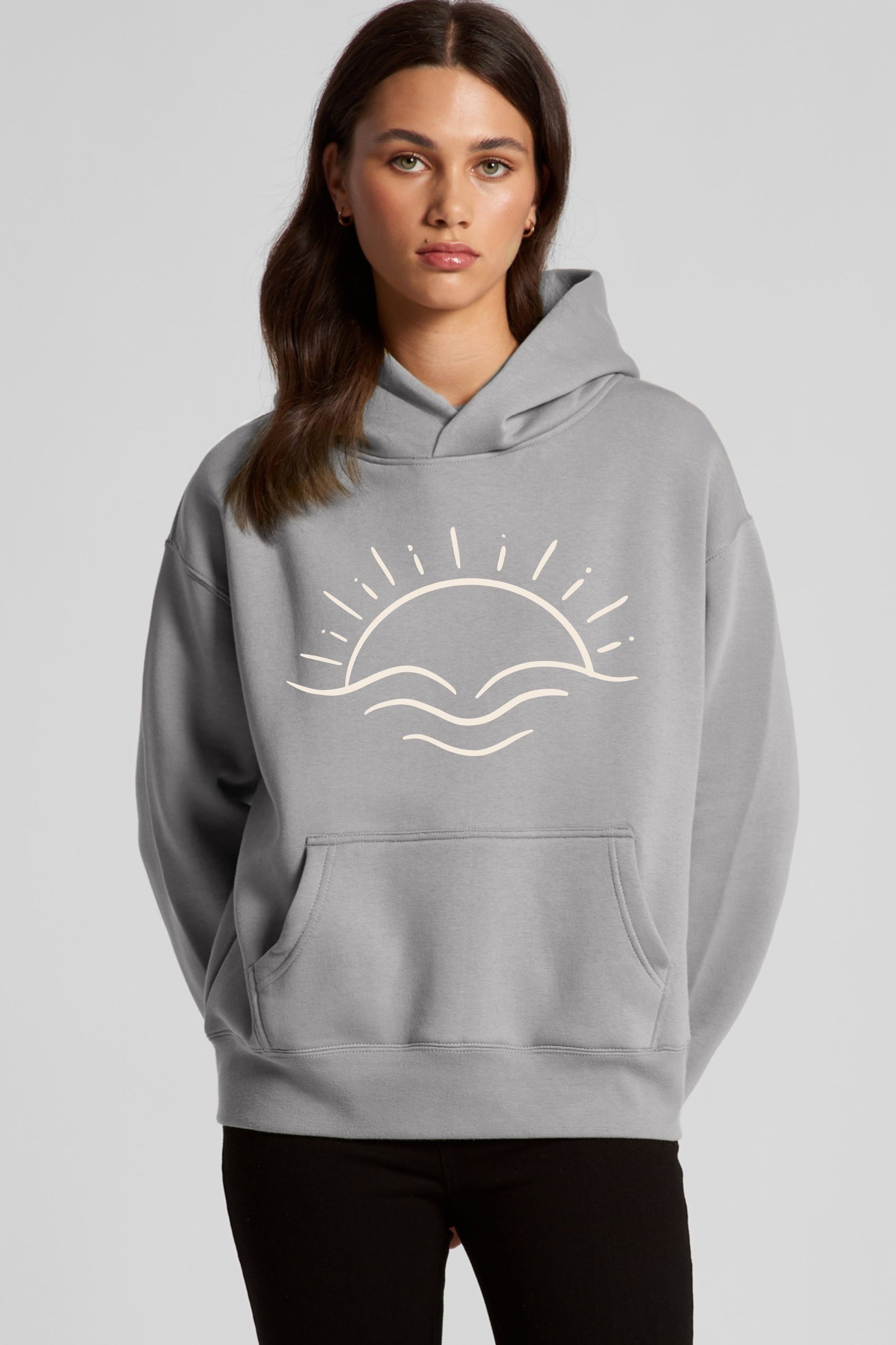 Sustainable Relax Hoodie in Organic Cotton and Recycled Fleece