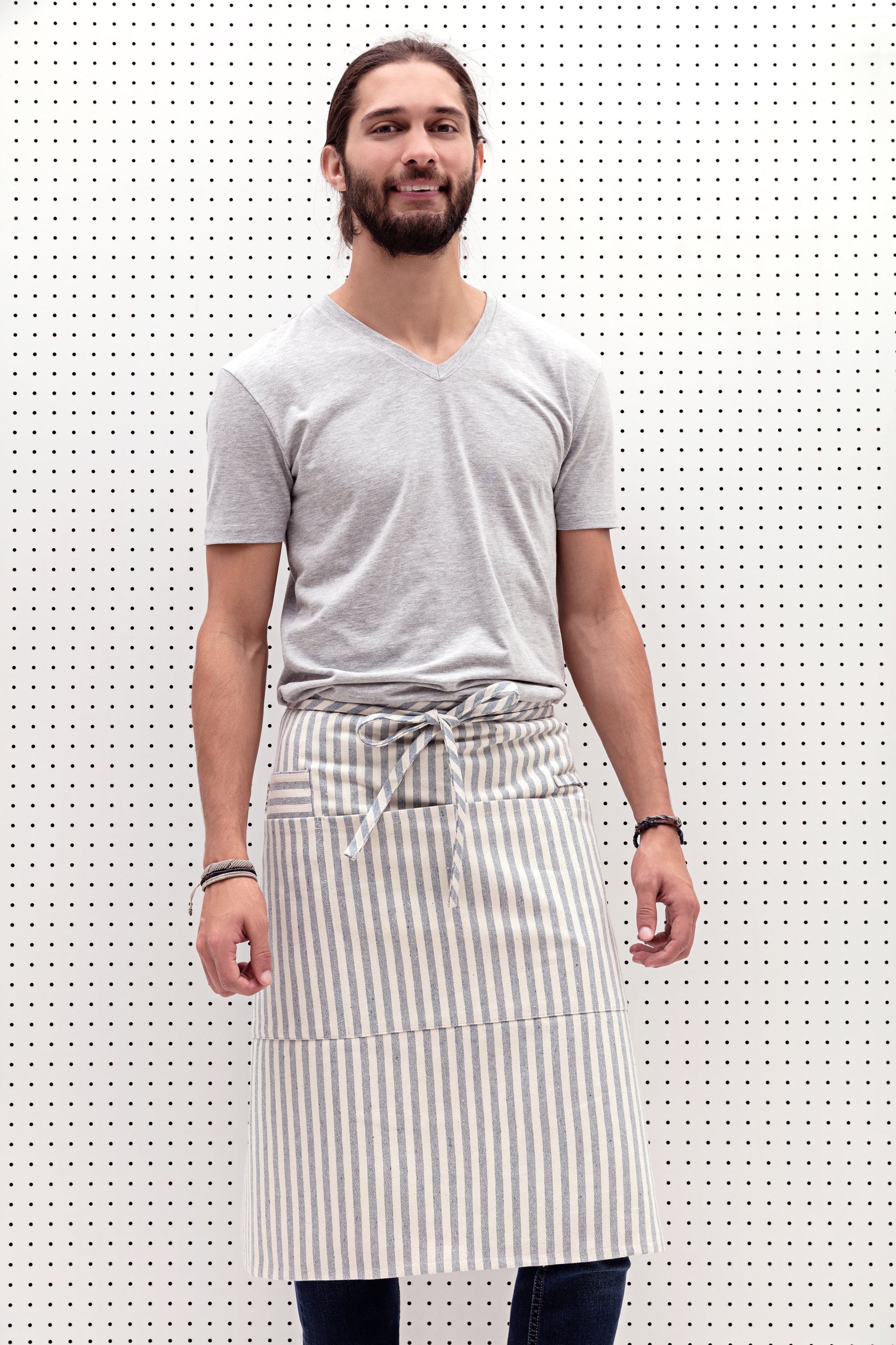 Bistro Apron with Multiple Pockets