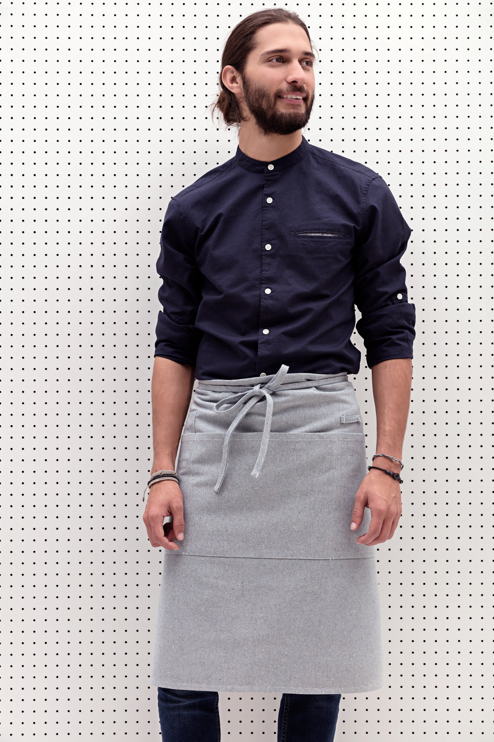 Bistro Apron with Multiple Pockets