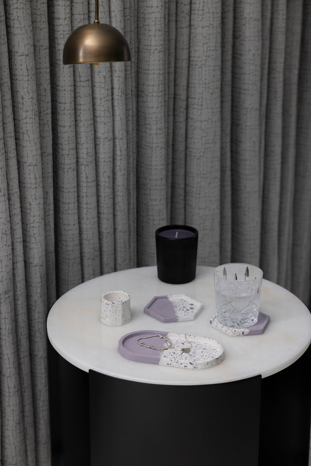 4 Piece Trinket Set - Lilac Split