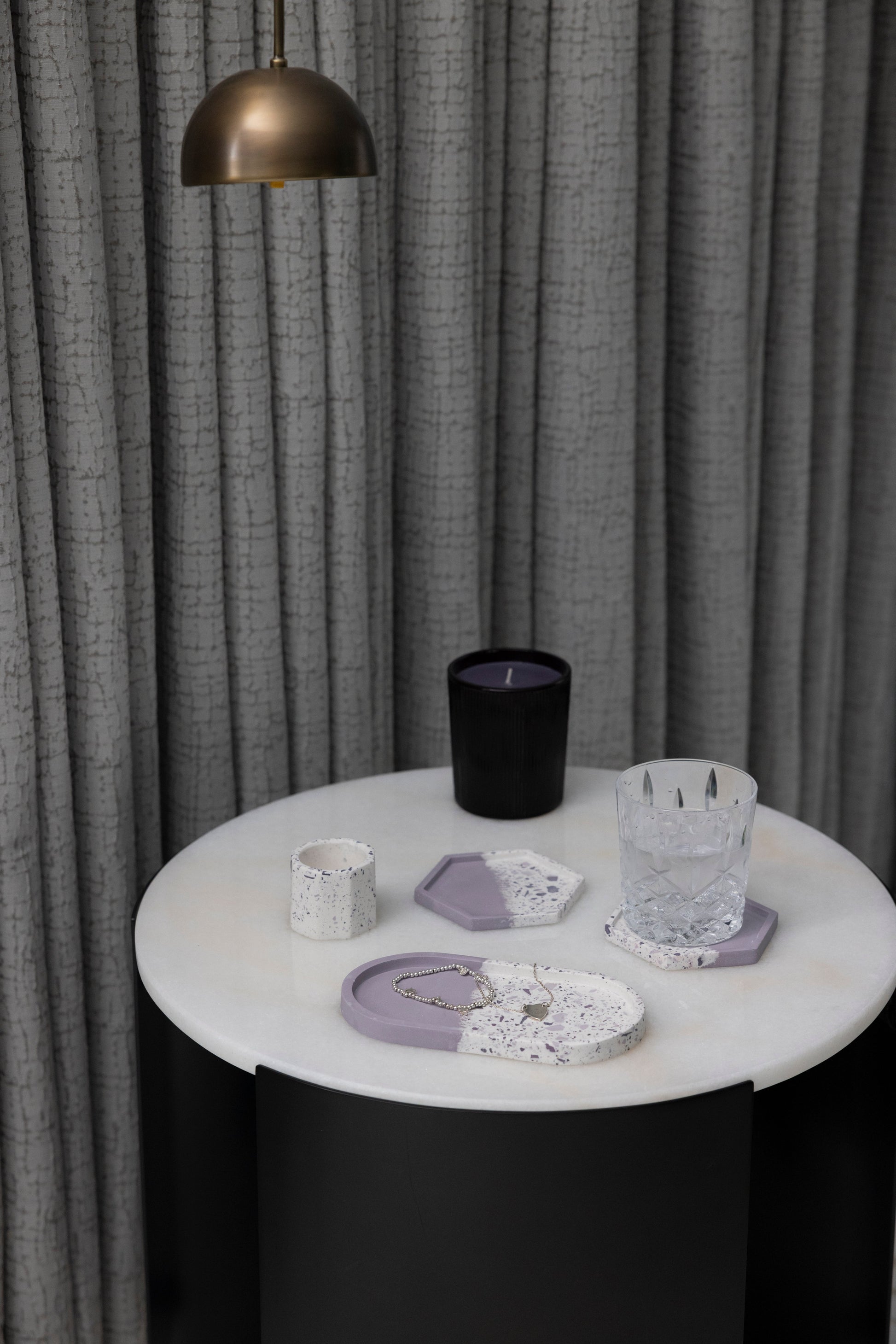 4 Piece Trinket Set - Lilac Split