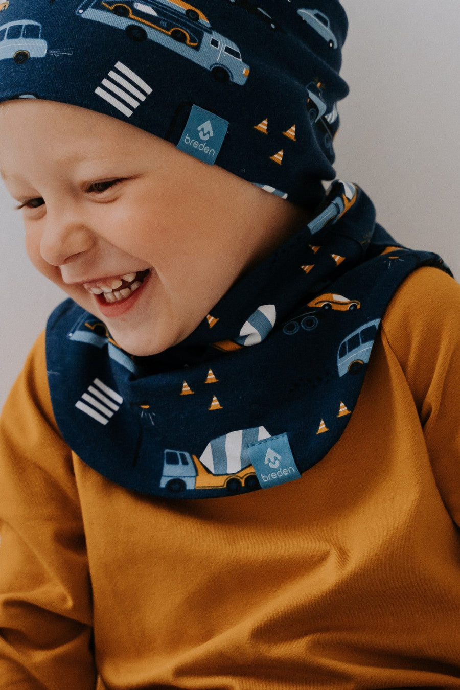 Toddler Merino-Lined Neck Tube – Warm & Safe for Mild Winter by Breden at brixbailey.com