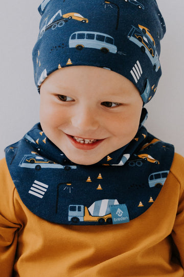 Toddler Merino-Lined Neck Tube – Warm & Safe for Mild Weather by Breden at brixbailey.com