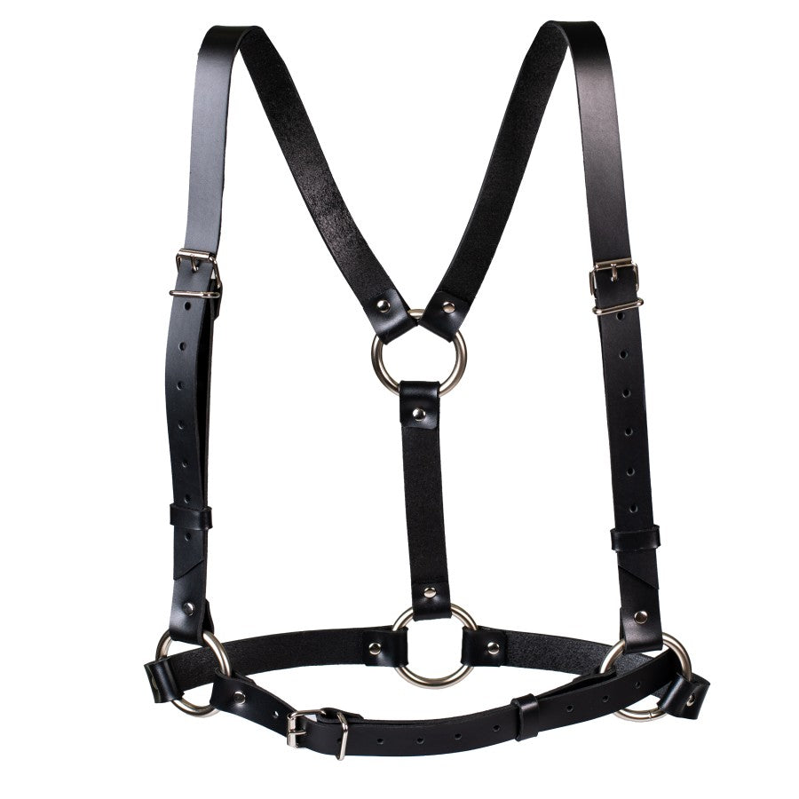 Genuine Leather Harness Milla – Adjustable, Handmade in Lithuania by PYKOK at brixbailey.com