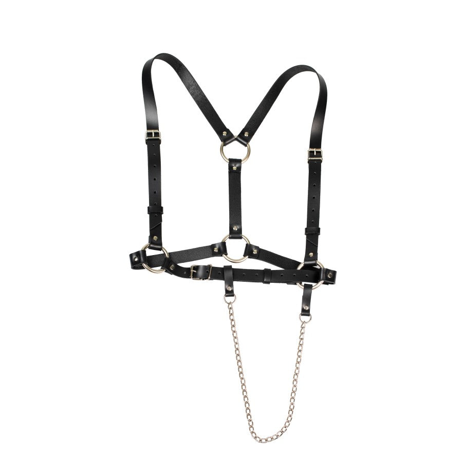 Genuine Leather Body Harness Milla – Adjustable, Handmade by PYKOK at brixbailey.com