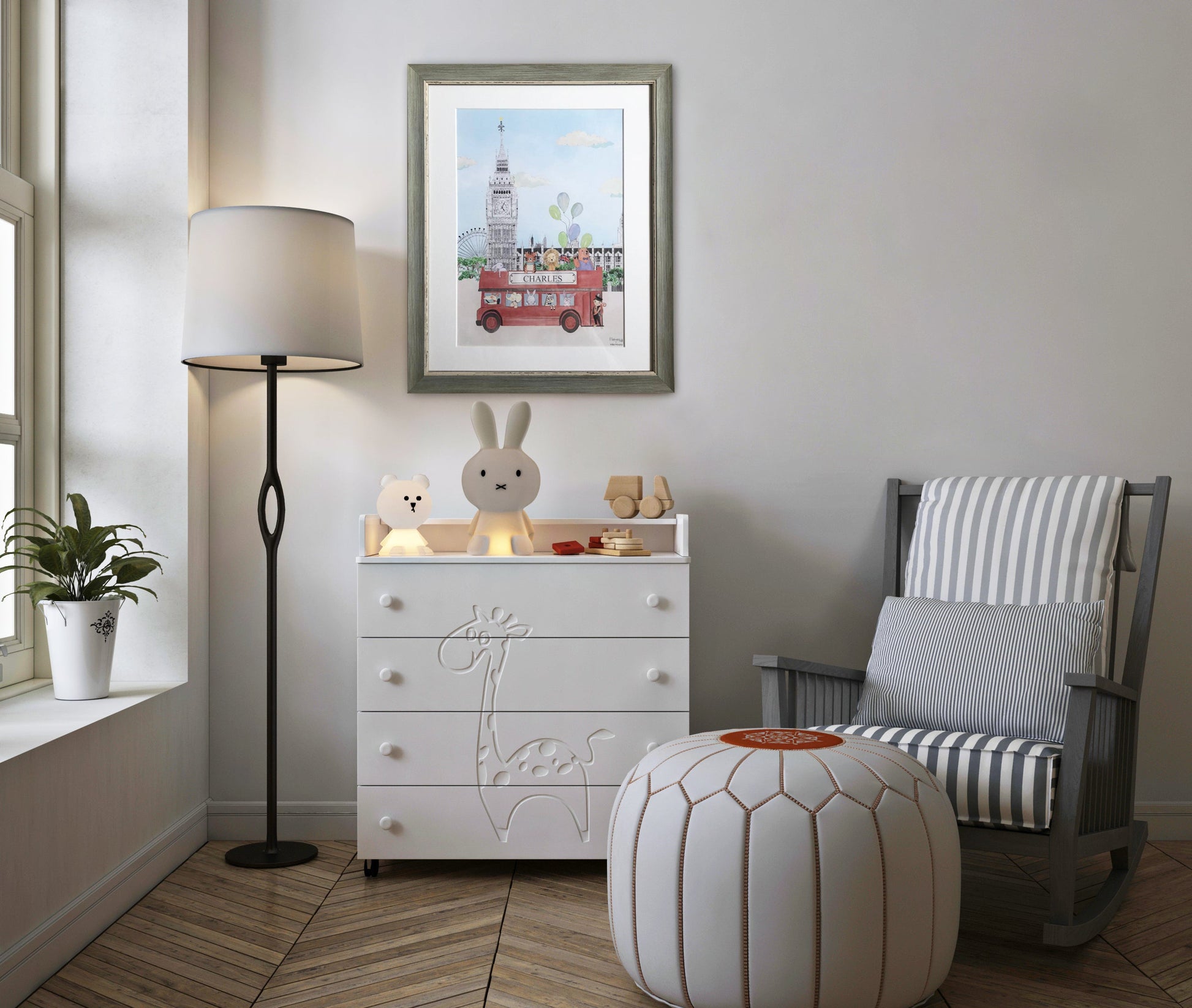 The Animals and Big Ben Personalised for Boys