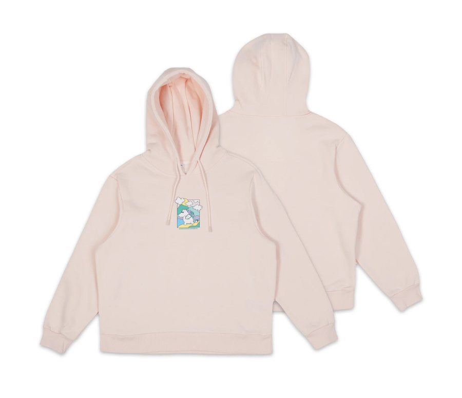 Moomin Light Pink Hoodie by Nordicbuddies – Stylish & Comfortable by Moomin by NordicBuddies at www.brixbailey.com