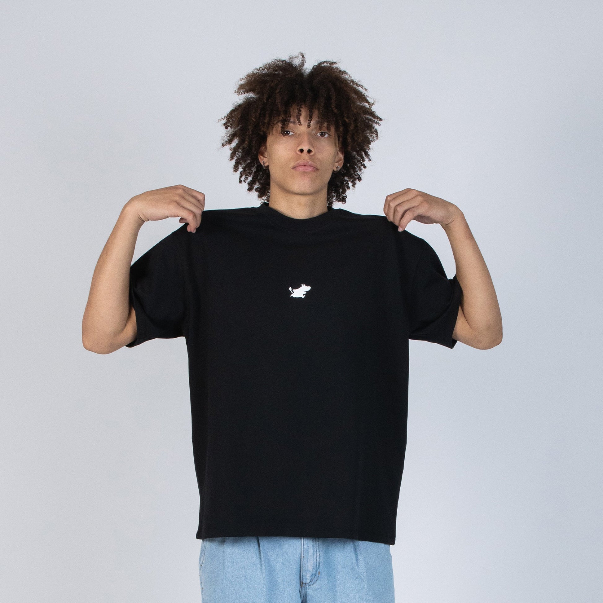 Unisex Black Cotton Moomin T-Shirt – Premium Quality & Stylish by Moomin by NordicBuddies at www.brixbailey.com