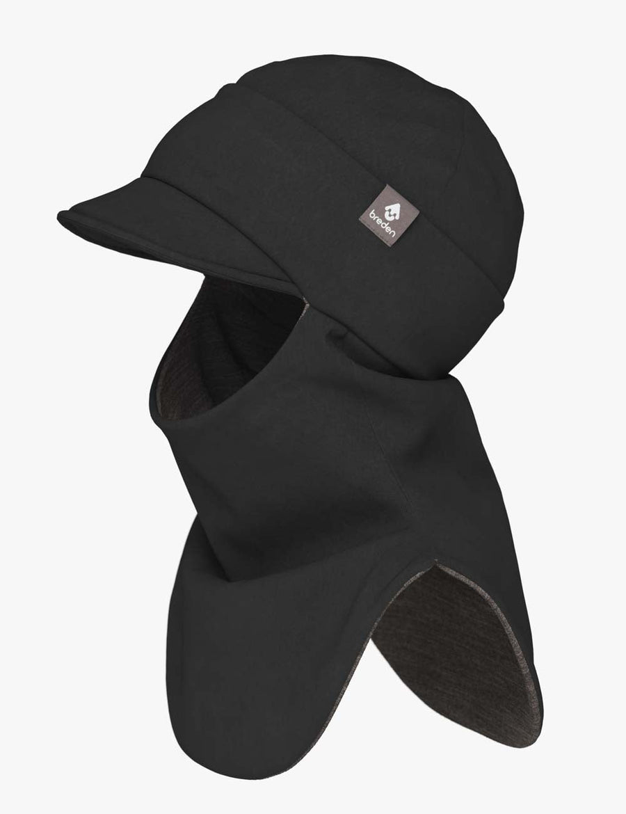 Merino-Lined Peaked Hat-Scarf – Versatile & Weatherproof by Breden at brixbailey.com