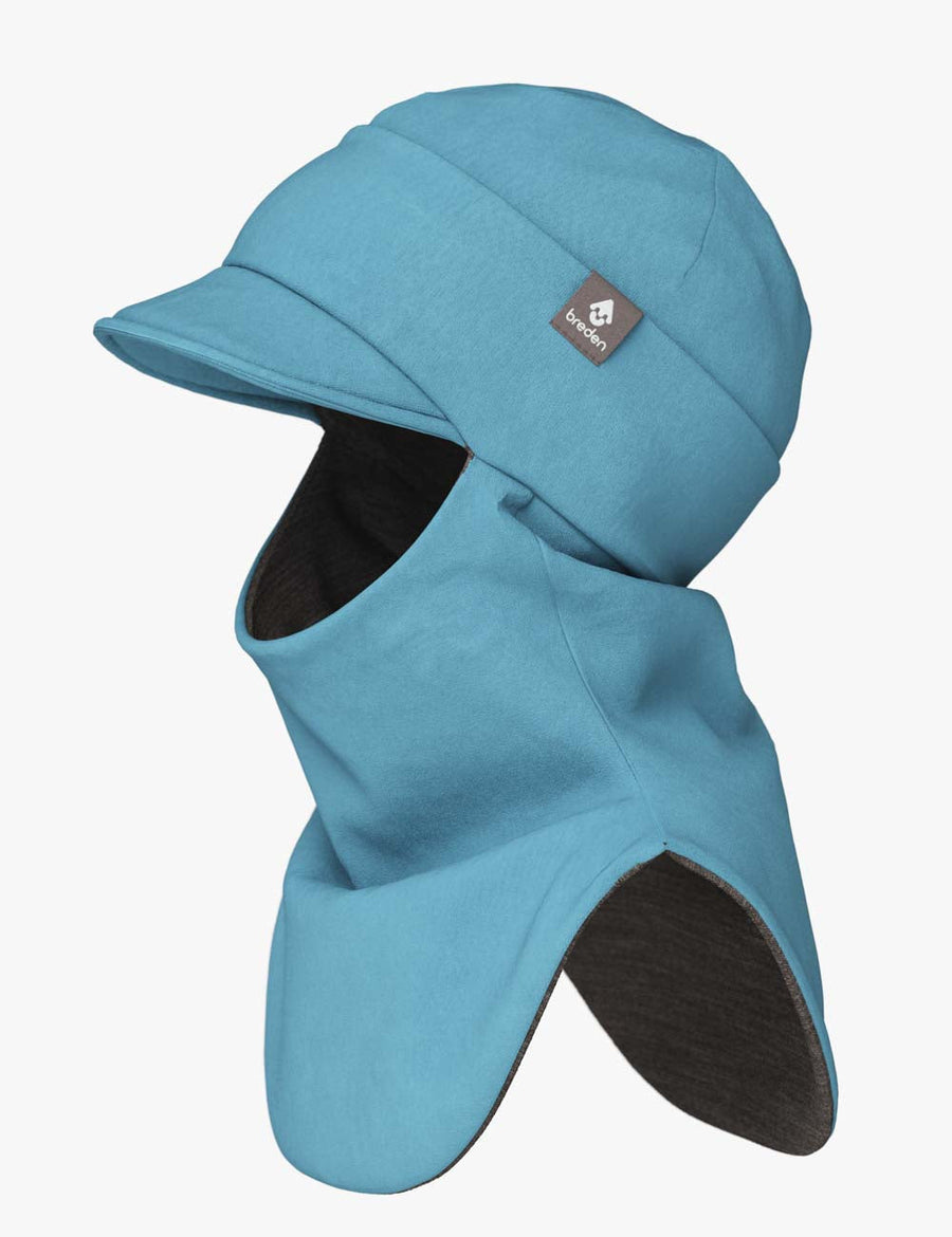 Merino-Lined Peaked Hat-Scarf – Durable & Versatile for Spring-Fall by Breden at brixbailey.com