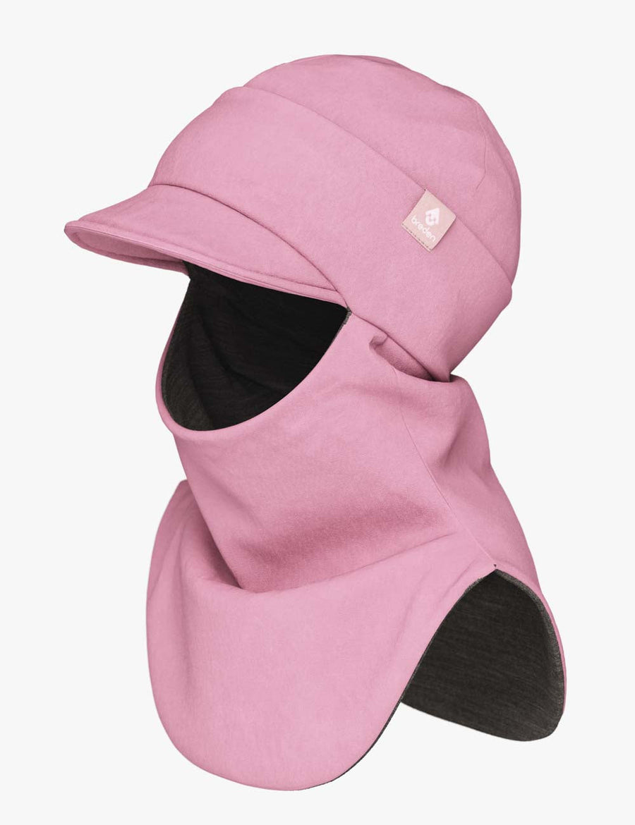 Merino-Lined Peaked Hat-Scarf – Perfect for Spring & Fall Weather by Breden at brixbailey.com