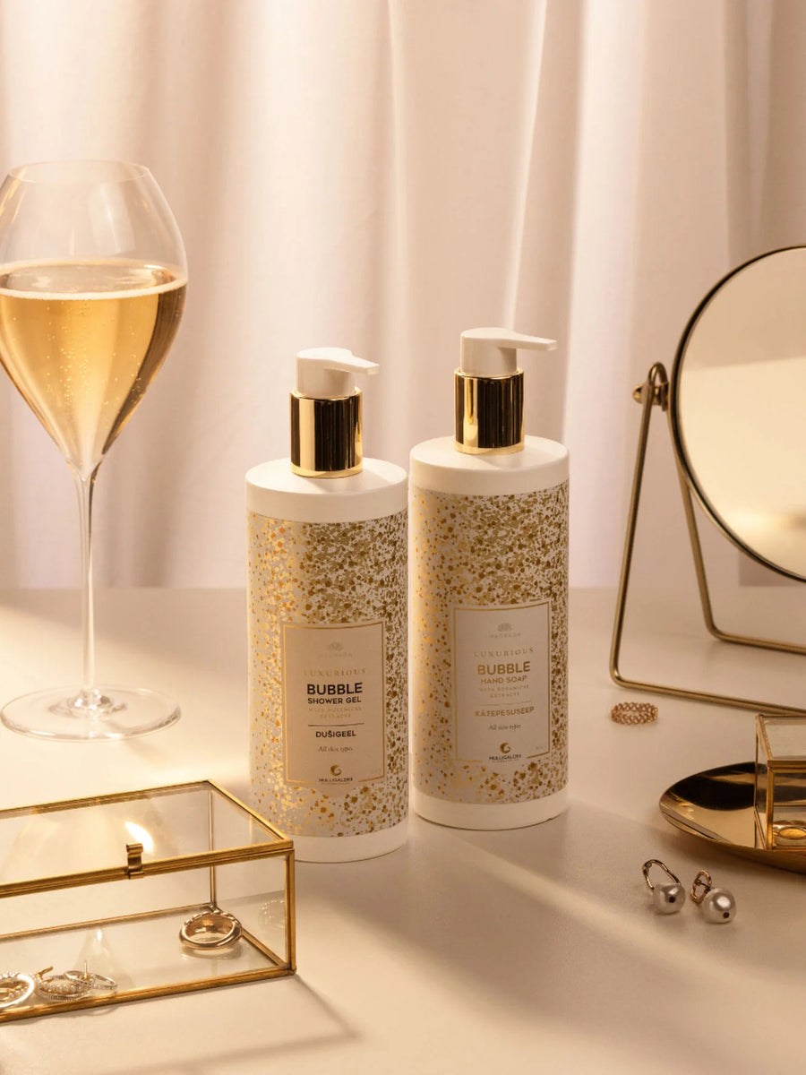 Luxurious Botanical Hand Soap – Sparkling Wine & Natural Extracts  by Magrada Organic Cosmetics at www.brixbailey.com