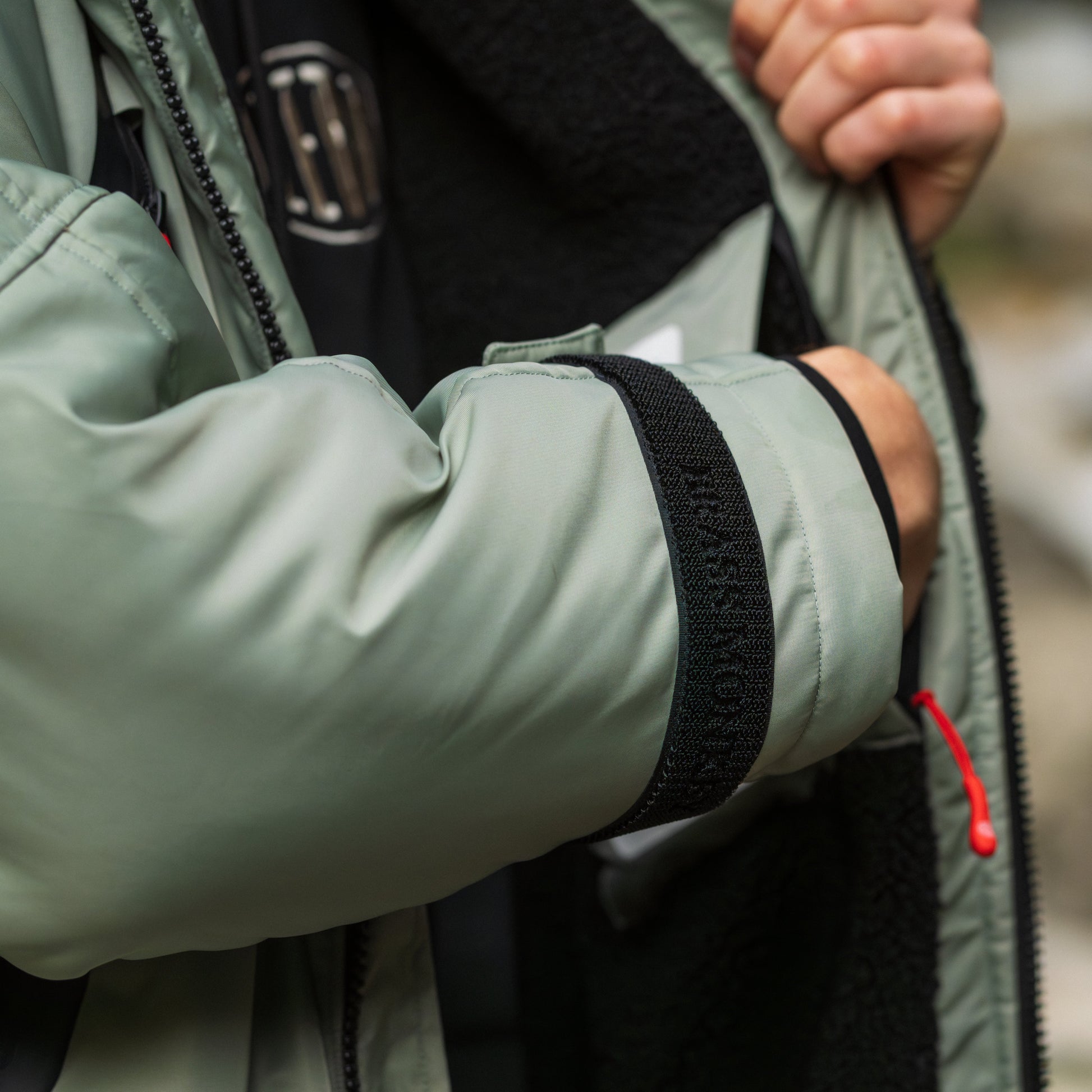 Unisex Brass Monkey Dip Coat Sage