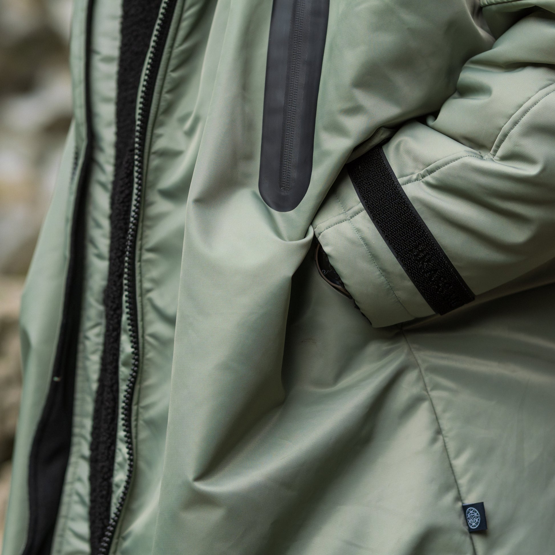 Unisex Brass Monkey Dip Coat Sage