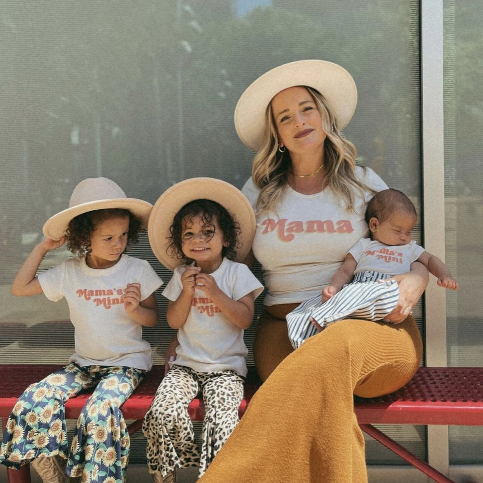 Mama Graphic Tee in Ivory