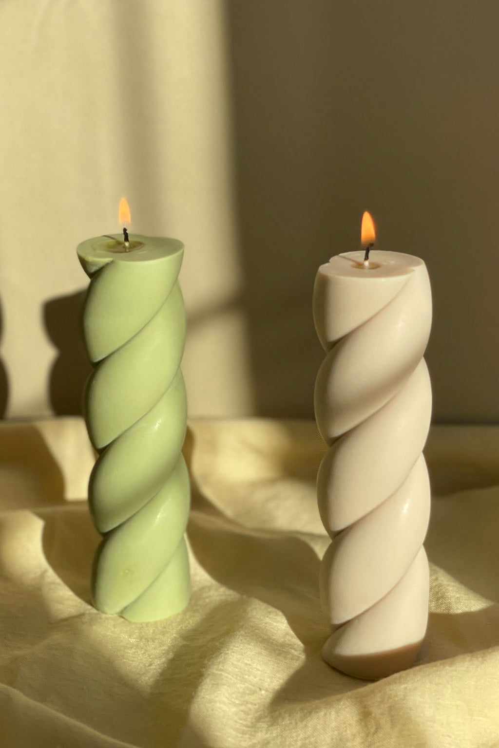 Marshmallow Shaped Pillar Candle