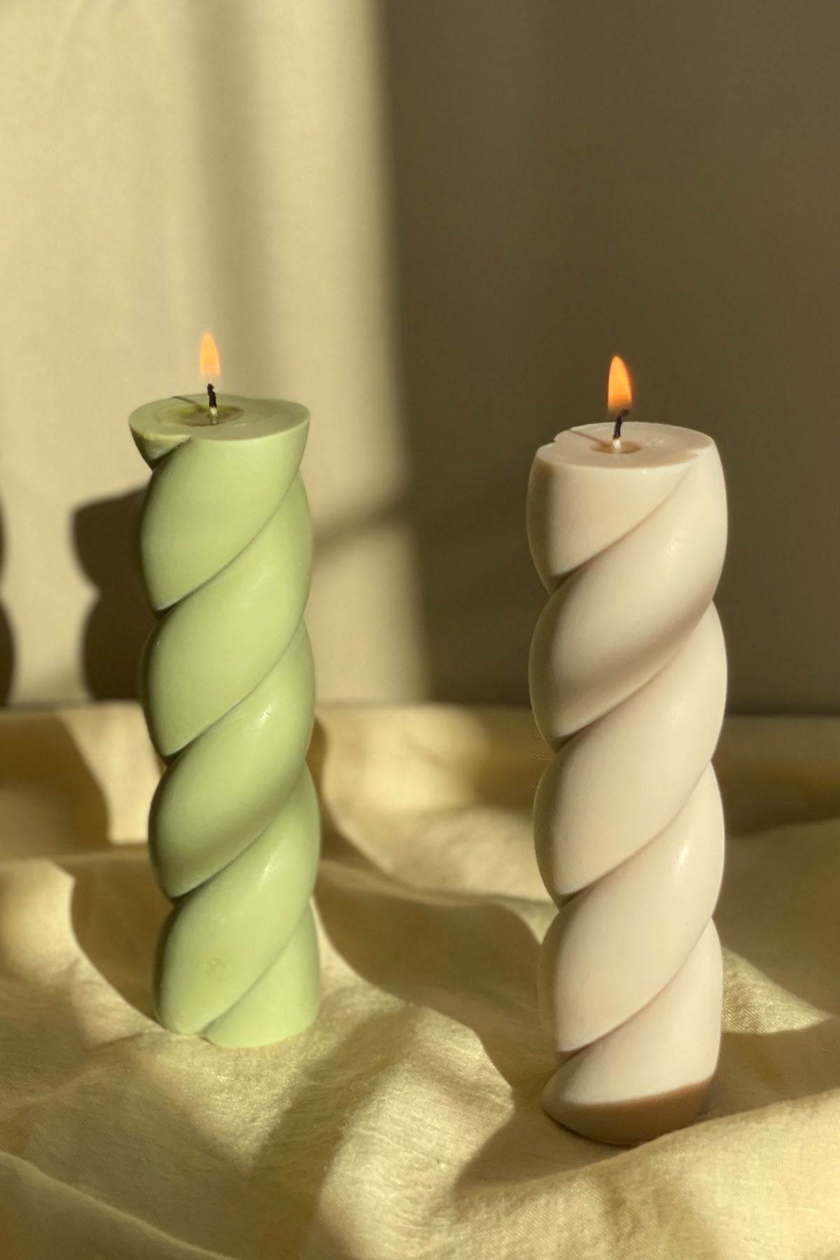Marshmallow Shaped Pillar Candle