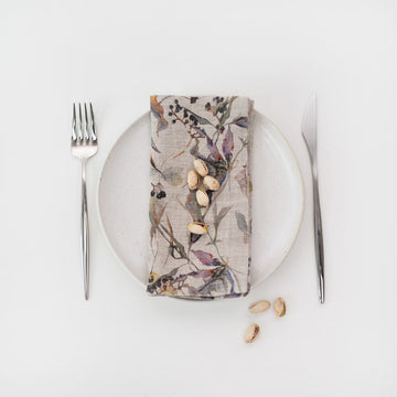 100% Linen Napkins Set – Elegant & Handmade in Lithuania by Linen Tales at www.brixbailey.com