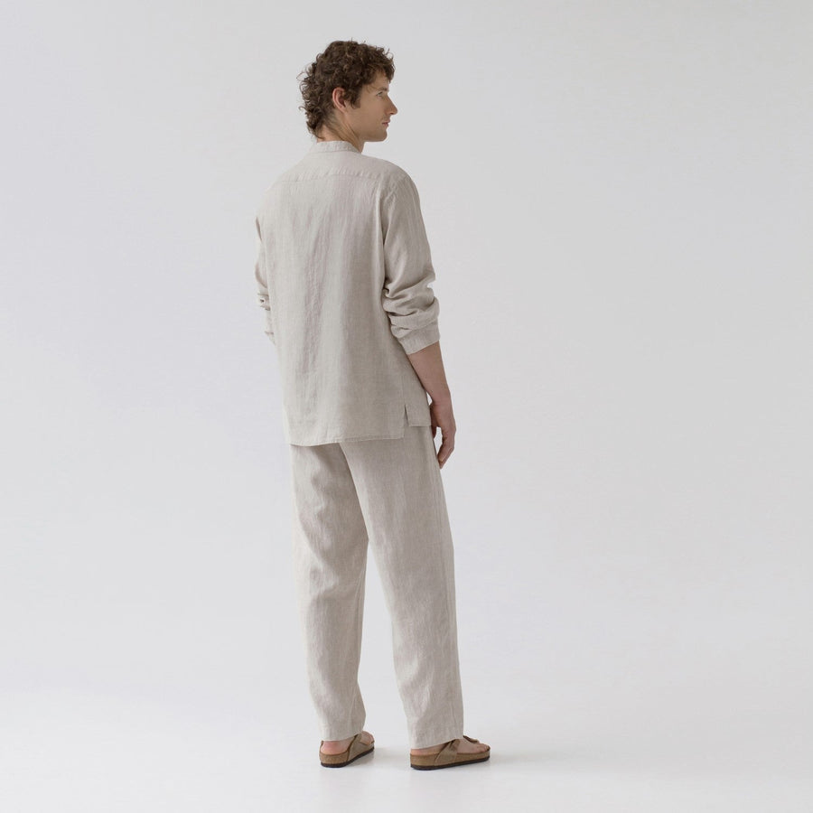 Currant Linen Suit Set – Comfortable & Stylish for Home Wear by Linen Tales at www.brixbailey.com