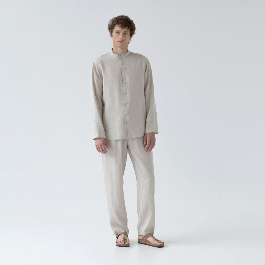 Currant Linen Suit Set – Handmade, OEKO-TEX Certified Comfort by Linen Tales at www.brixbailey.com