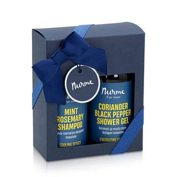 Nurme Men's Rosemary & Black Pepper Gift Set – Refreshing Essentials by Nurme at www.brixbailey.com