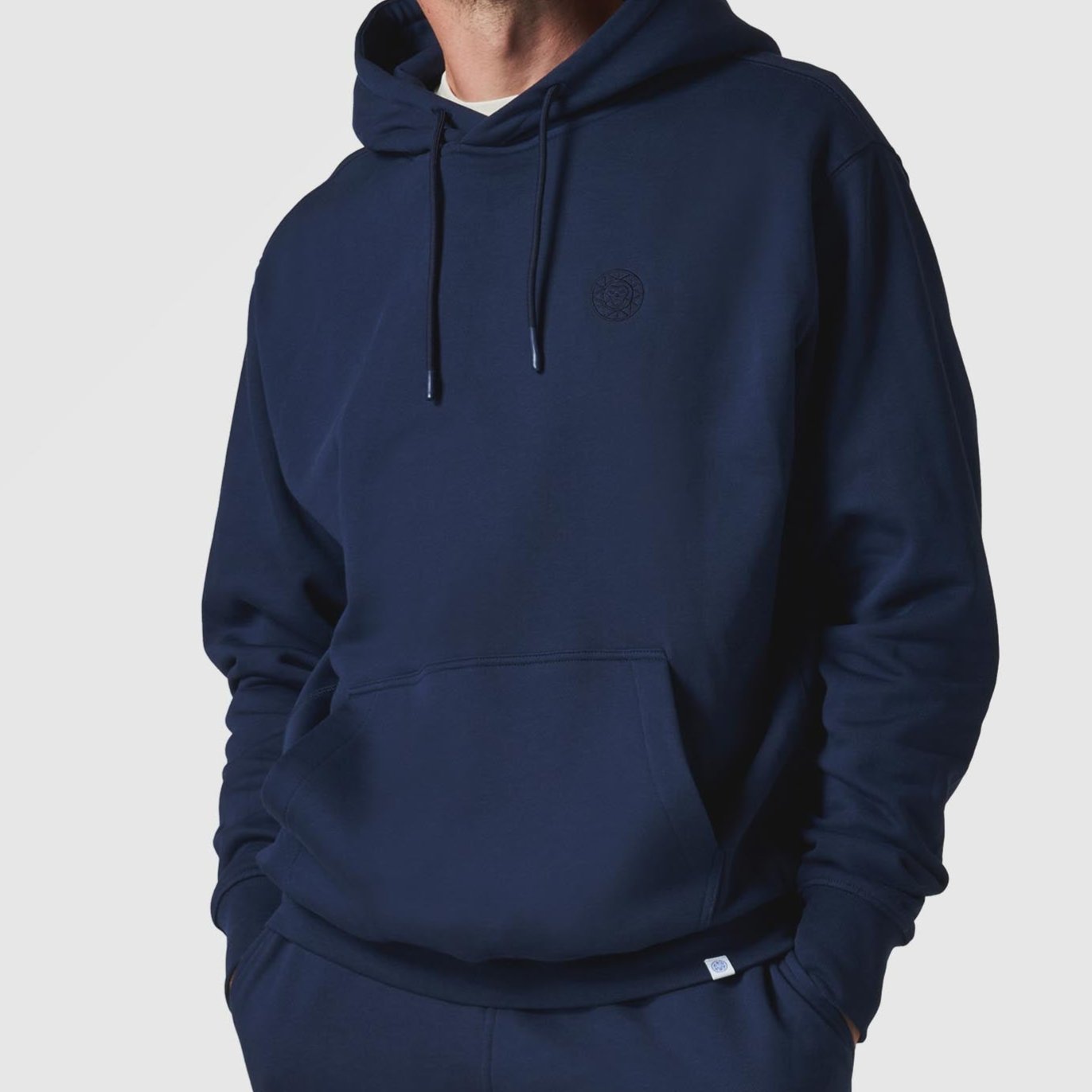 Unisex Brass Monkey Navy Hoodie