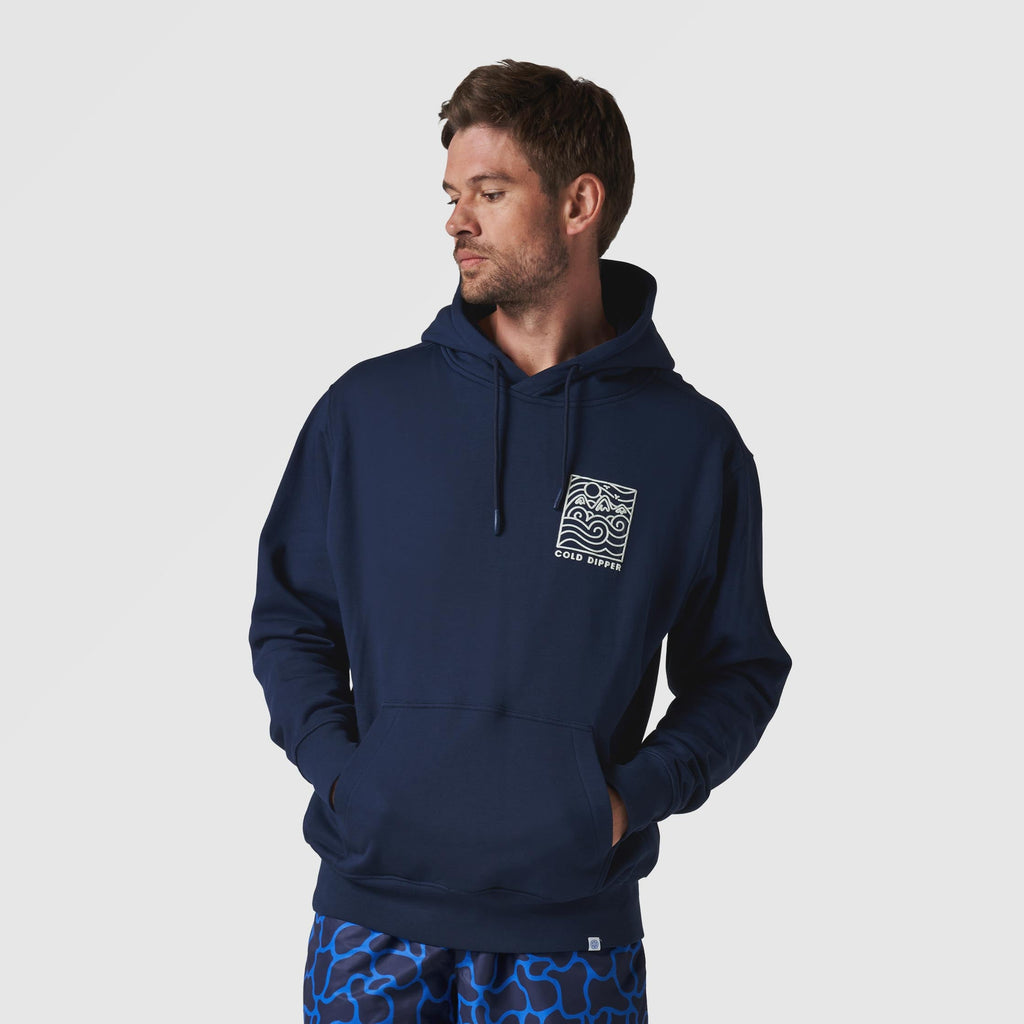 Men's Cold Dipper Navy Hoodie