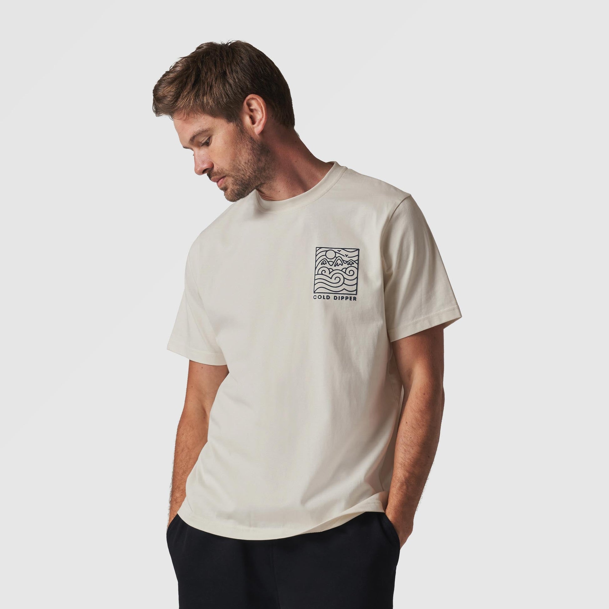 Men's Cold Dipper Off White T-Shirt