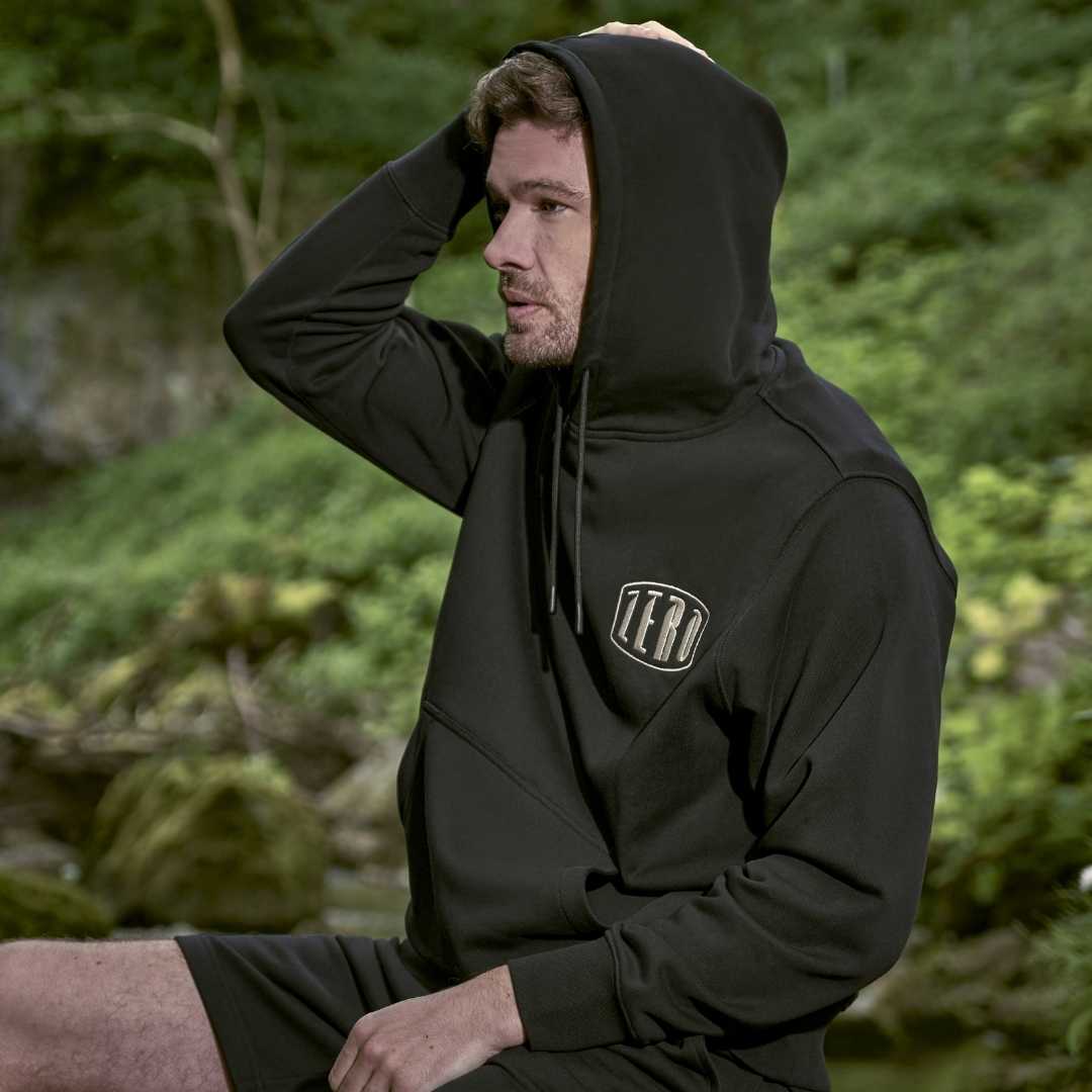 Men's Zero Black Hoodie