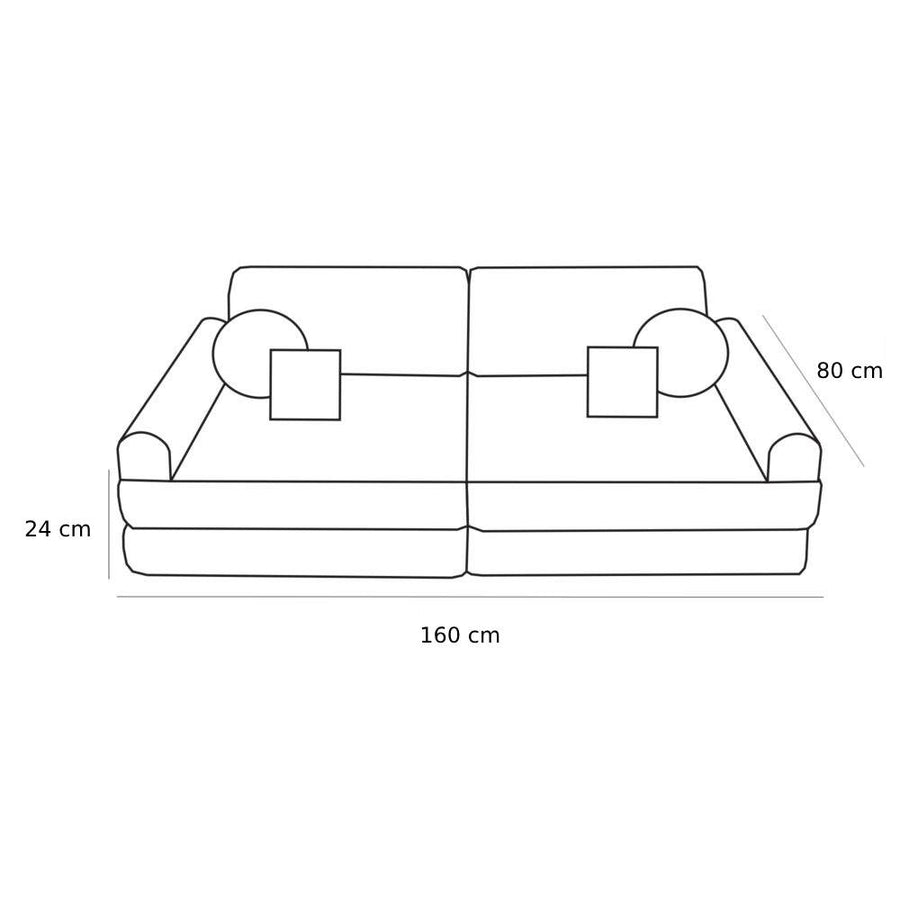 MeowBaby Modular Sofa – Stylish & Safe Kids Furniture by MeowBaby at www.brixbailey.com