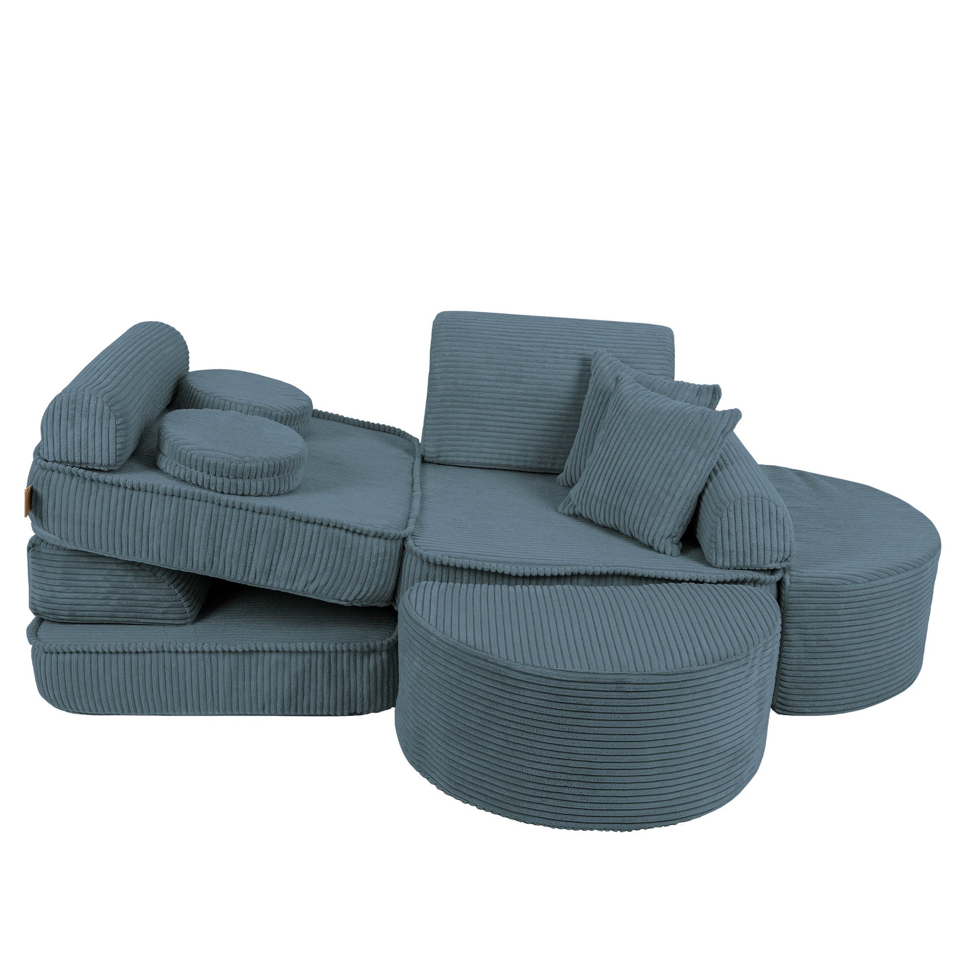 MeowBaby Modular Sofa for Kids – Stylish & Versatile Comfort by MeowBaby at www.brixbailey.com