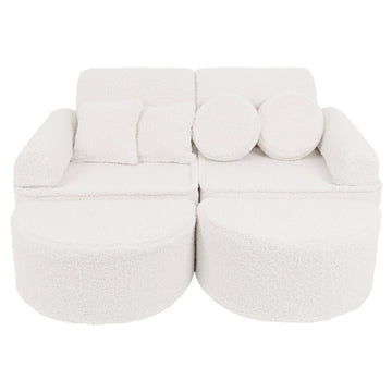 Medium Modular Sofa for Kids - Bearly Cream Plus