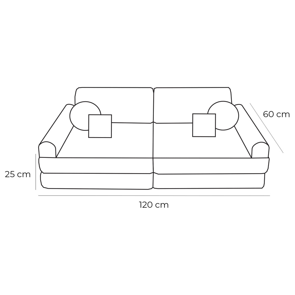 MeowBaby Modular Children's Sofa – Safe, Stylish & Versatile by MeowBaby at www.brixbailey.com