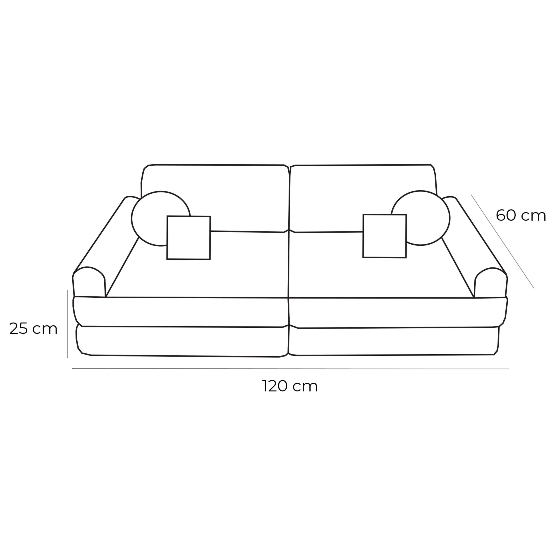 MeowBaby Modular Children's Sofa – Safe, Stylish & Versatile by MeowBaby at www.brixbailey.com
