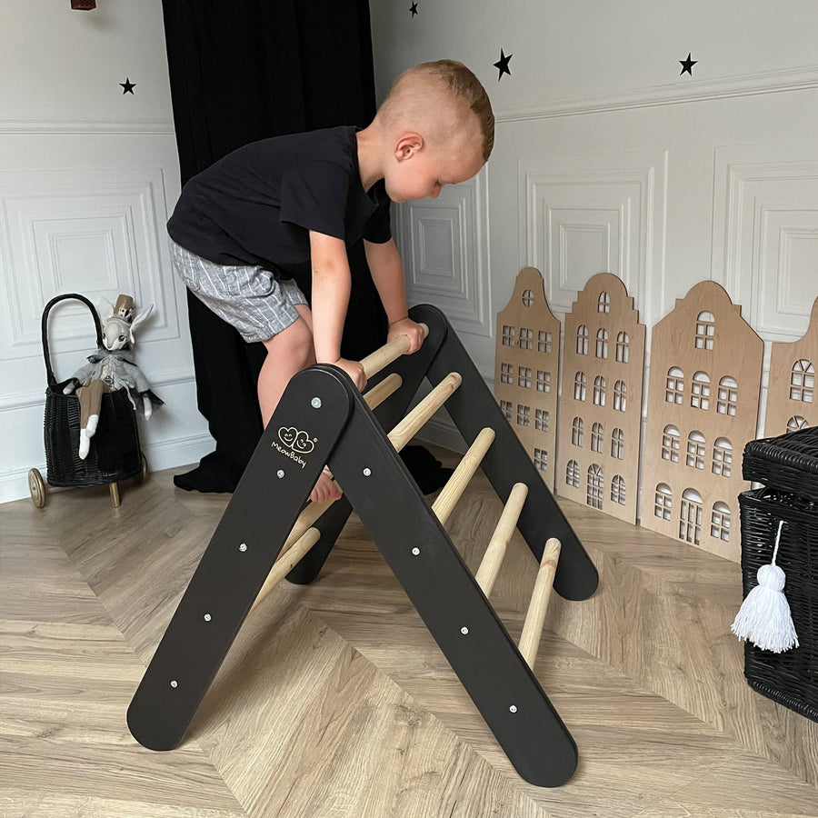 Montessori Triangular Ladder – Stimulates Creative Physical Play by MeowBaby at www.brixbailey.com