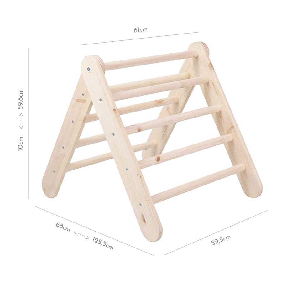 Children's Playhouse with Ladder & Tent - Ideal for Indoor Fun & Games by MeowBaby at www.brixbailey.com