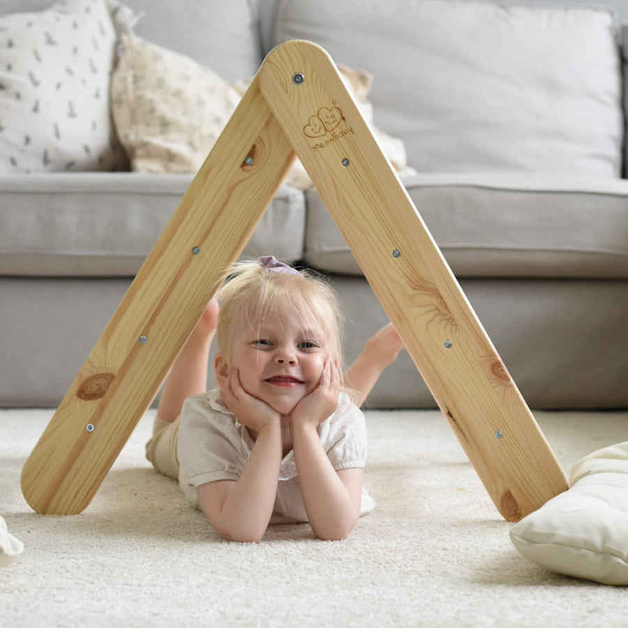 Children's Playhouse with Ladder & Tent – Fun & Versatile Indoor Toy by MeowBaby at www.brixbailey.com