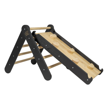 2-in-1 Montessori Ladder & Slide Set – Indoor Outdoor Kids Play Gym by MeowBaby at www.brixbailey.com