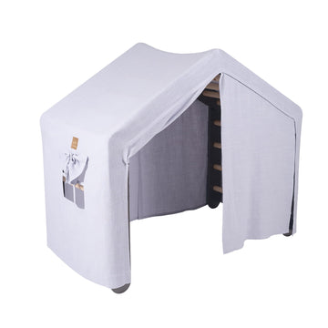 Versatile Kids’ Ladder House with Tent – Fun & Functional Playroom Addition by MeowBaby at www.brixbailey.com