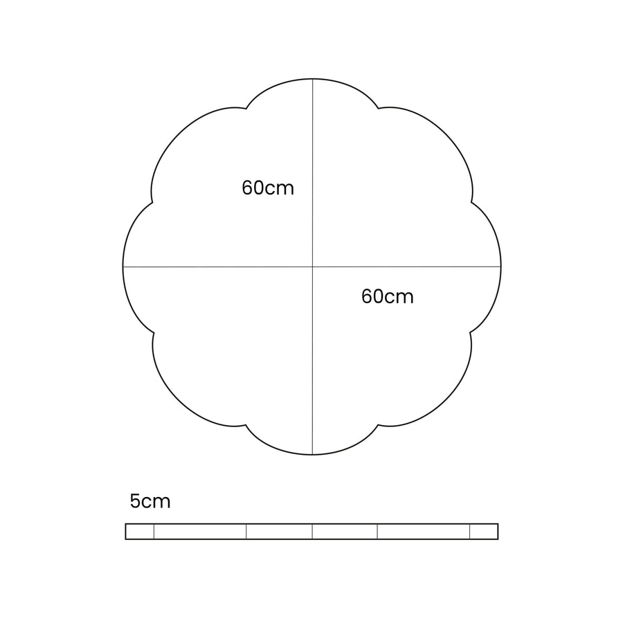 Cloud Shaped Kids Play Mat – Versatile & Safe for Toddlers by MeowBaby at www.brixbailey.com