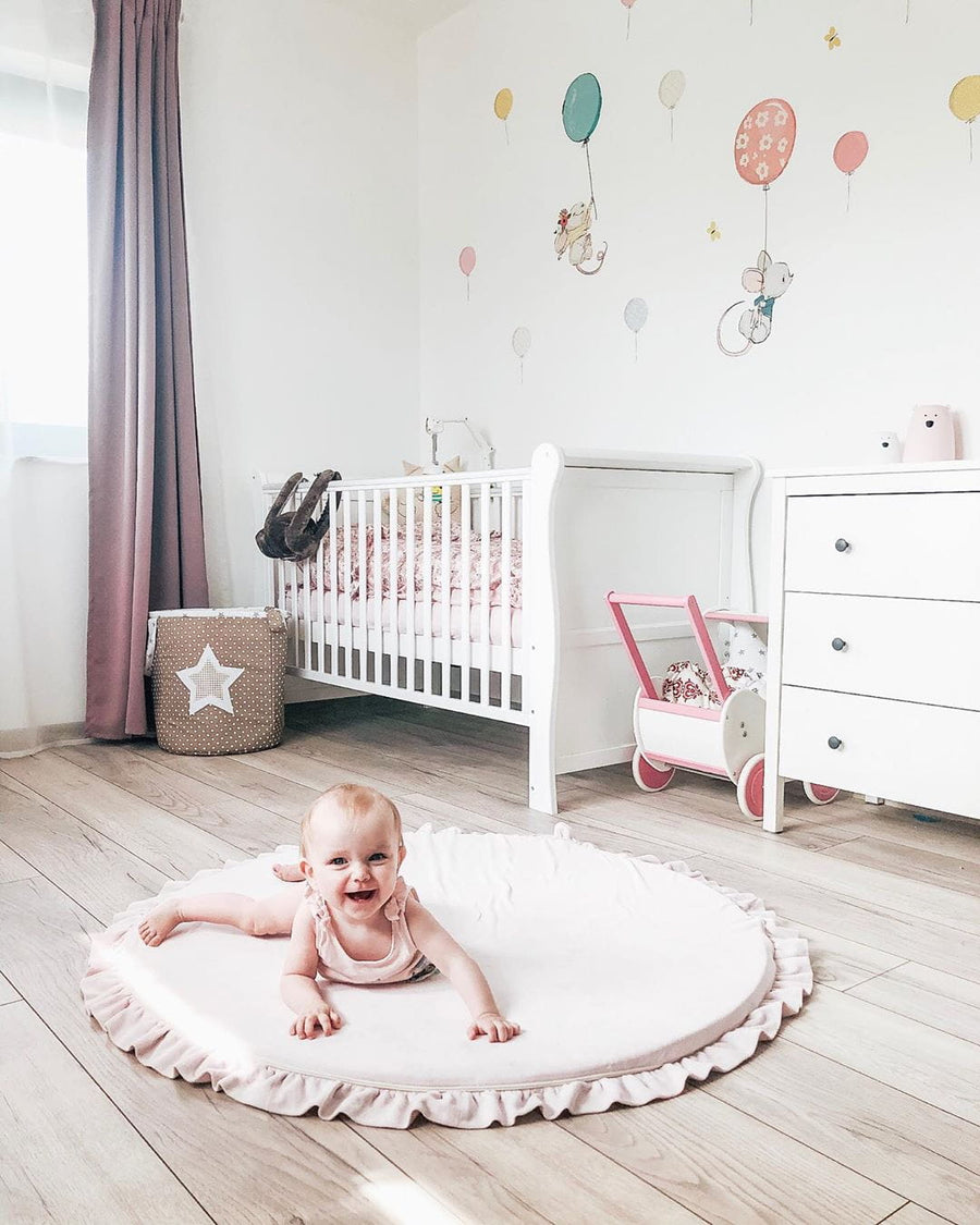 Round Frill Playmat for Kids – Safe, Versatile & Comfortable by MeowBaby at www.brixbailey.com