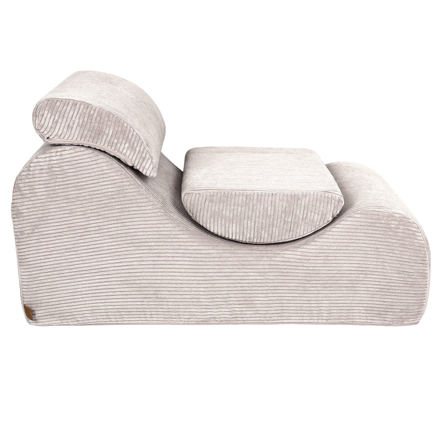 Wave Lounger: Modern Kids' Chair for Comfort & Style by MeowBaby at www.brixbailey.com