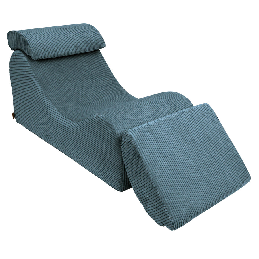 Wave Lounger - Modern, Ergonomic Chair for Youth Comfort by MeowBaby at www.brixbailey.com