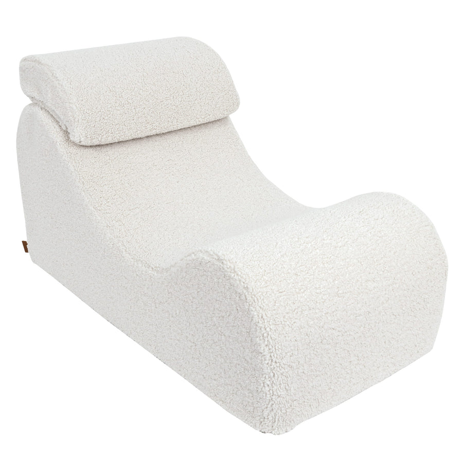 Wave Lounger: Modern Kids' Chair for Comfort & Style by MeowBaby at www.brixbailey.com