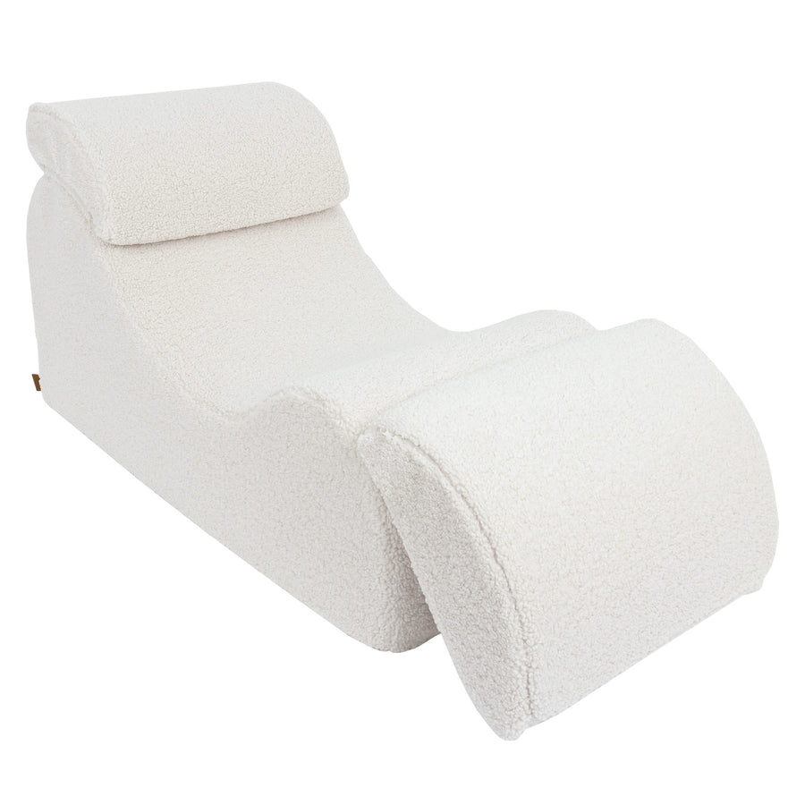 Wave Lounger: Modern S-Shaped Chair for Kids & Teens by MeowBaby at www.brixbailey.com