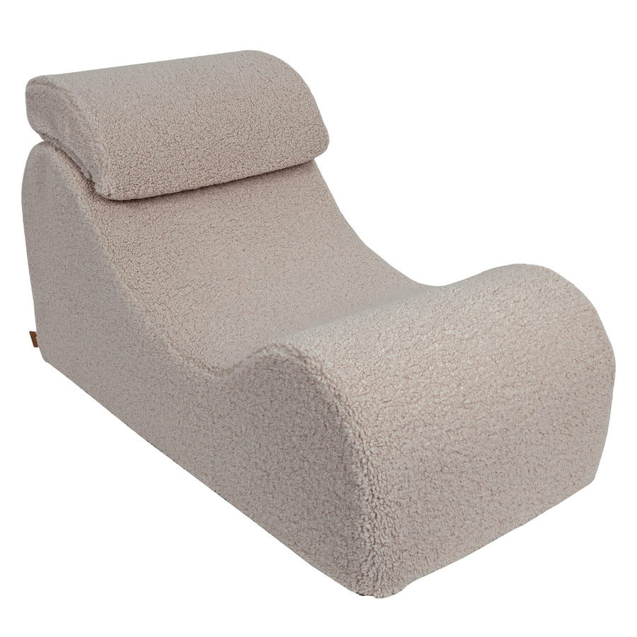 Wave Lounger: Modern S-Shaped Chair for Kids & Teens Comfort by MeowBaby at www.brixbailey.com