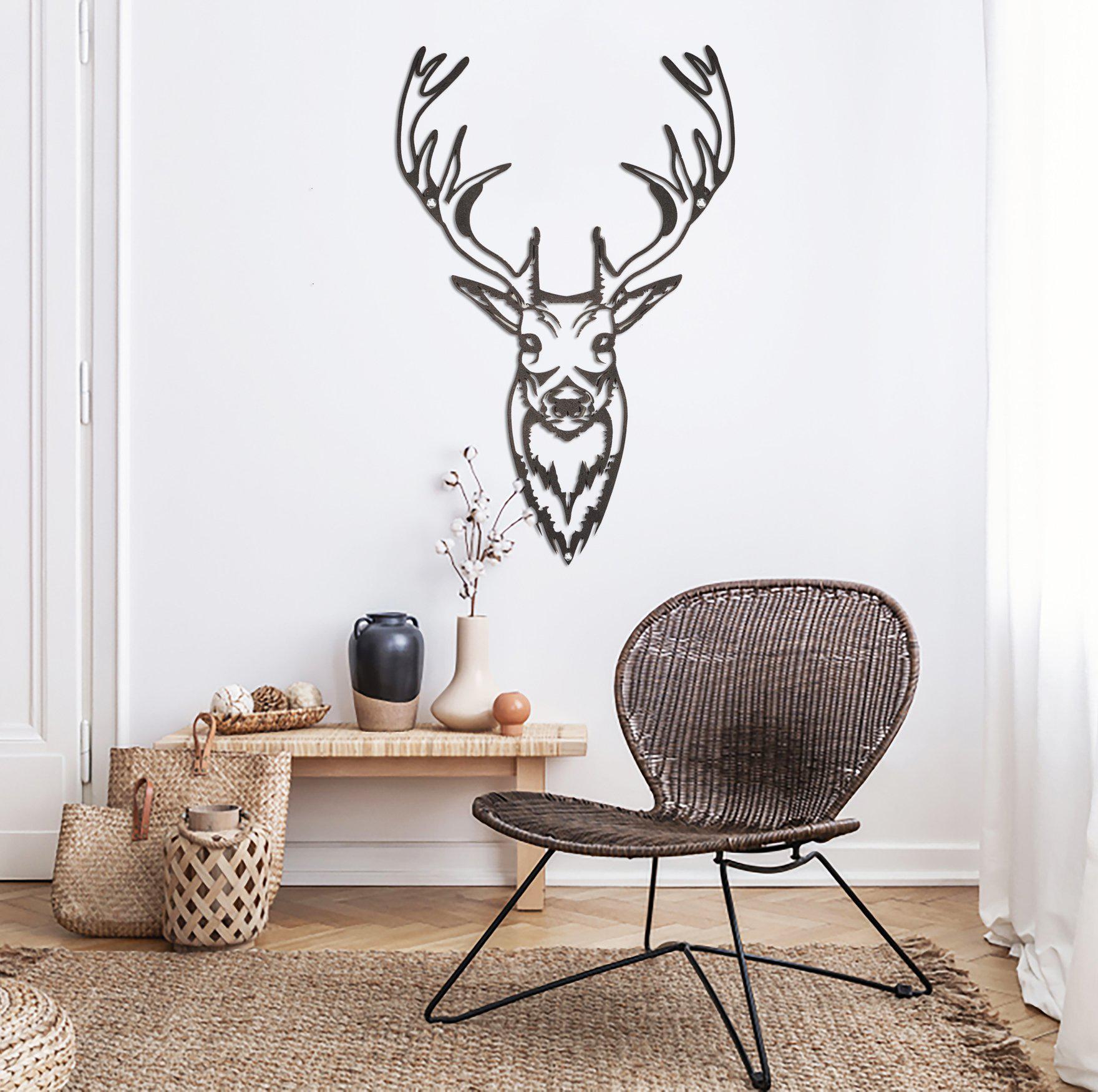 Stag - Metal Wall Art